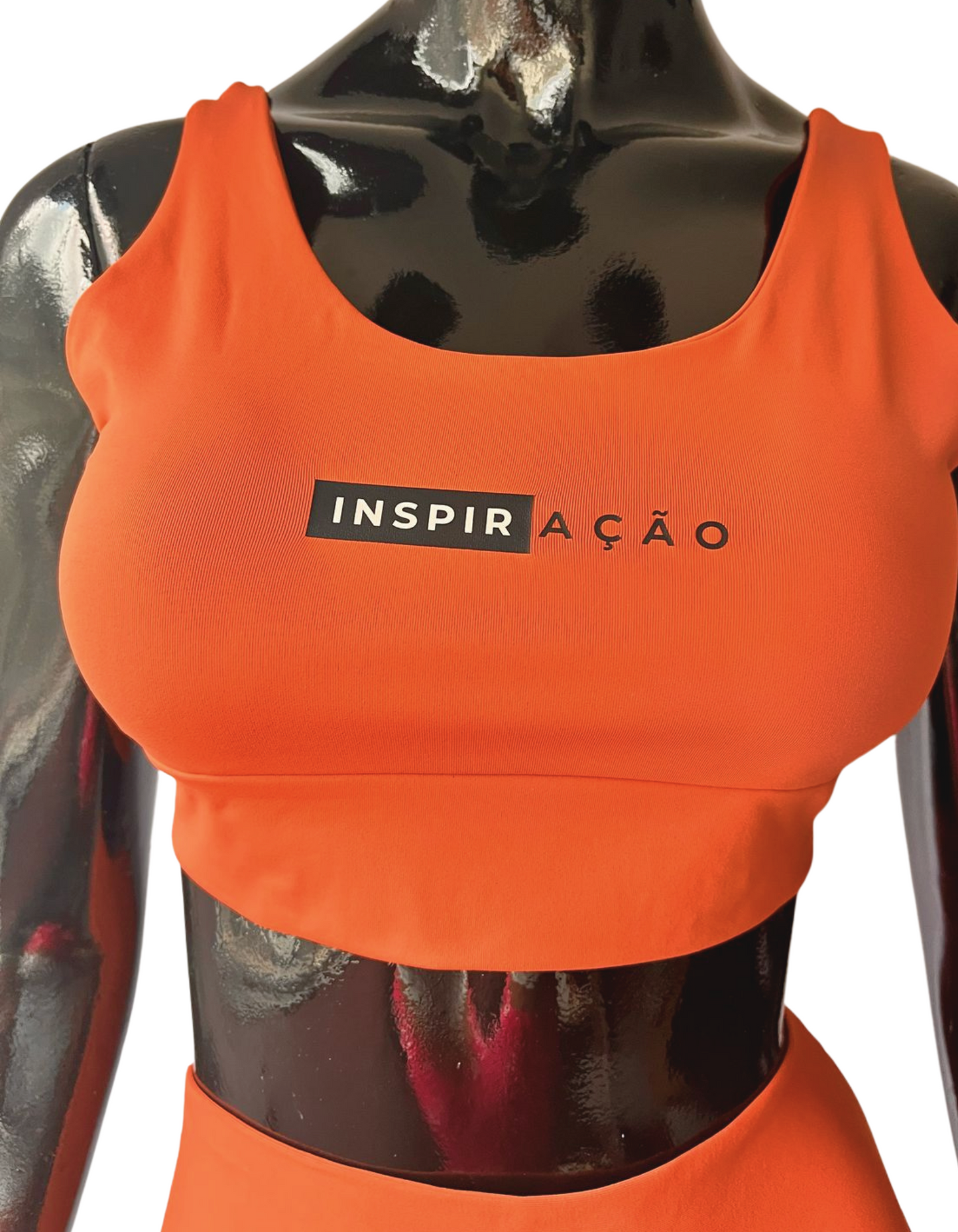 CONJUNTO FITNESS TOP ESTRELA E BERMUDA - Terracota