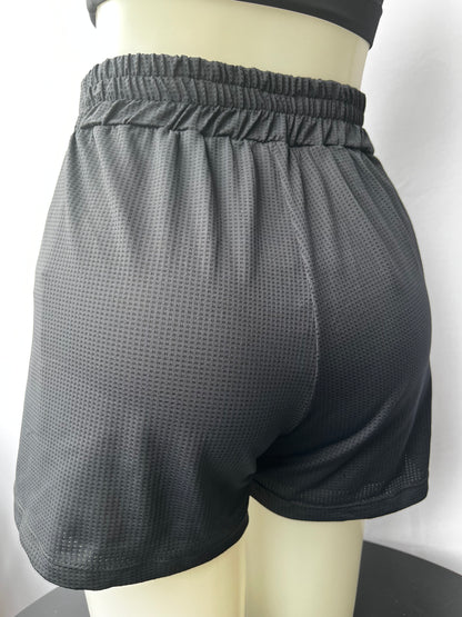 SHORT DUPLO FEMININO - Preto
