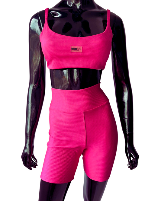 CONJUNTO ROSA PINK 3D